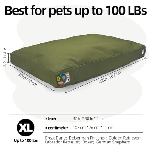 Sytopia 42-Inch Canvas Outdoor Dog Bed for Extra Large Dogs 7