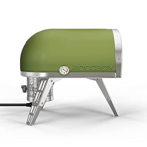 Gozney Roccbox Outdoor Pizza Oven, Green, Portable, Gas & Wood Fired, Restaurant-Grade 5