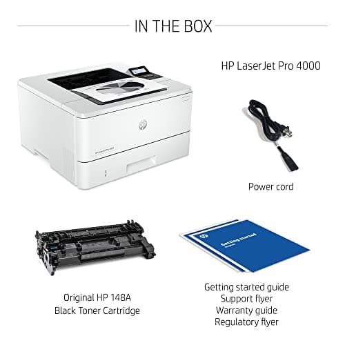 HP Laserjet Pro 4001n Black & White Printer (Renewed) 8