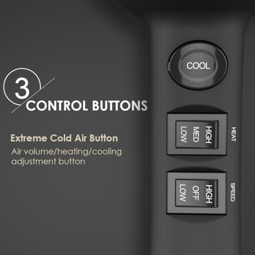 JINRI Ionic Hair Dryer with Diffuser & Comb and Concentrator, Lightweight Quiet Infrared Blow Dryer, Powerful 1875 Watt Motor for Smooth and Fast Drying Hair, Black 8