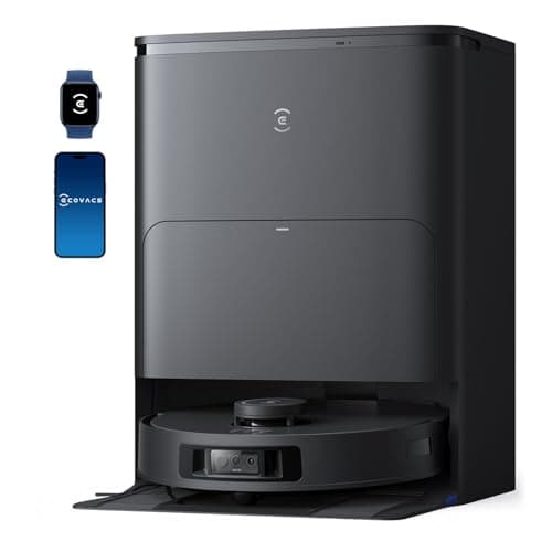 ECOVACS DEEBOT T30S Robot Vacuum and Mop, 11000Pa, ZeroTangle Technology, TruEdge Adaptive Edge Mopping, Hot Water Mop Washing, Self-Emptying, Self Refilling, Auto-Mop Lifting, Obstacle Avoidance