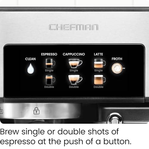 Chefman Barista Pro 1.8 Liter RJ54-V2 Espresso & Cappuccino Maker 6