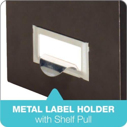 Globe-Weis/Pendaflex Fiberboard Index Card Storage Box, 4 x 6 Inches, Solid Black (4X6BLA) 5