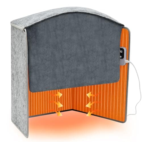 LUCKY GAME Under Desk Heater Leg Feet Foot Warmer,Personal Portable Space Heaters Quiet Small For Office Home Indoor Use Large Room,Electric Energy Efficient,Essentials Supplies For Women Grey