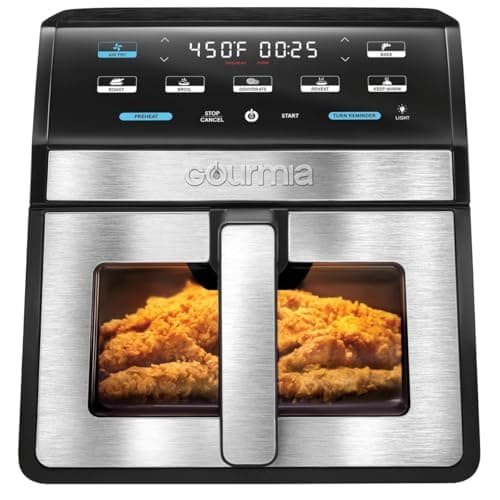 Gourmiaa 8-Quart Digital Air Fryer with Window & Light