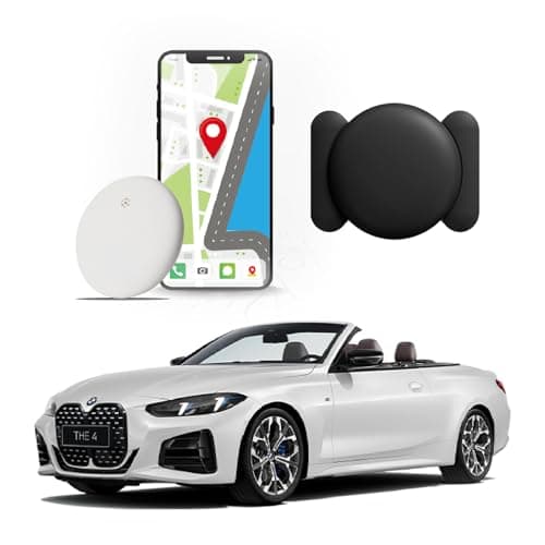 Mini Hidden GPS Tracking Device for Vehicles, Cars etc, Hidden GPS Car Tracking Device with Magnetic Waterproof Case, Running in Apple FIND My, No Extra Monthly fee (Black)