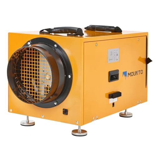 MOUNTO 140 PPD Crawl Space Dehumidifier – Commercial Basement Dehumidifier with Auto Defrost, Compact Design, cETL Listed