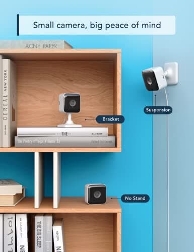 GNCC 2K Indoor Security Camera, 2 Packs Cameras for Home Security Wi-Fi Cameras, Motion/Sound Detection, Night Vision, 2-Way Audio, Real-Time Alert, Cloud & SD Card Storage, 2.4G WiFi Only 5