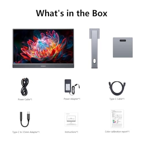 INNOCN 32" OLED 4K PC Monitor for Mac mini MacBook Air/Pro, UHD (3840 x 2160) Computer Monitor, USB C, HDR 10, 99% DCI-P3, 99% sRGB, 1M:1, Tilt/Height Adjustable Stand, VESA Mountable - 32Q1U 8