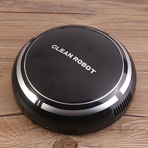 FUZHUI Mini Smart Sweeping Robot, Robot Vacuum Cleaner, USB Rechargeable Smart Automatic Robotic Household Floor Cleaner Dust Sweeping Machine for Pet Hair(Black) 8