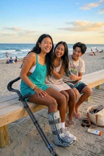 in-Motion Pro Crutches | Foldable Crutches| Crutches for Adults with Ergonomic Handles | Spring Assist Technology | Articulating Tips | Size Tall (5'10" - 7'1") | Charcoal Grey 8