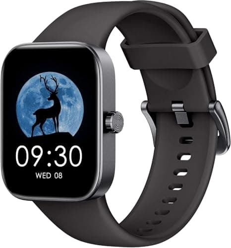 ASWEE Smart Watch (Answer/Dial Call),Fitness Tracker with 1.85" TFT Display,Multiple Sport Modes Smartwatch with Heart Rate Blood Oxygen and Sleep Monitor,IP68 Waterproof Smart Watches for Men Women