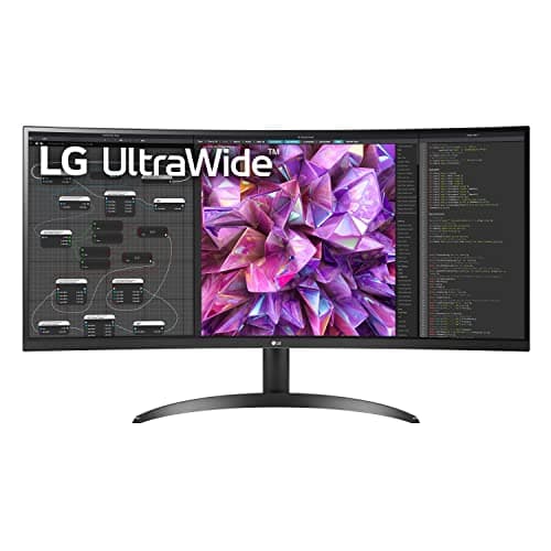 LG 34WQ60C-B.AUS 34" Curved UltraWide™ QHD IPS HDR 10 Monitor with Dual Controller & OnScreen Control