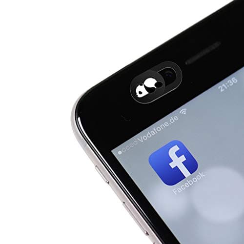 Webcam Cover Slide Cute Pattern Web Camera Cover 0.7mm Thin Fits for Laptop MacBook Pro iMac Air Computer Smartphones Tablets Protect Your Privacy and Security Strong Adhesive (3 Pack-Panda Pattern) 5