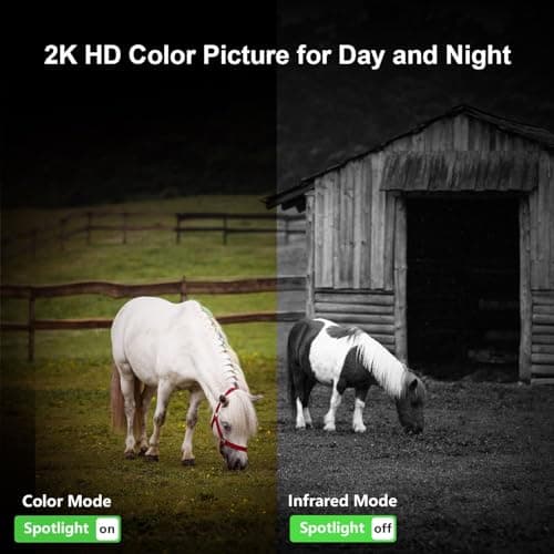 4G LTE Cellular Security Camera No Internet Needed, Solar No wifi Security Camera Outdoor Wireless With SIM Card Jobsite, 2K Color Night Version, 360 Live View, Motion Detection, 2-Way Audio 9