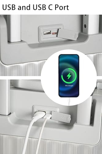 Sindermore Carry-on Luggage: Silver 20 inch Aluminum-Made Hardshell Suitcase with Spinner Wheels - Zipperless - USB-C Port - TSA Locks - Weekend Getaways International travel Business 6