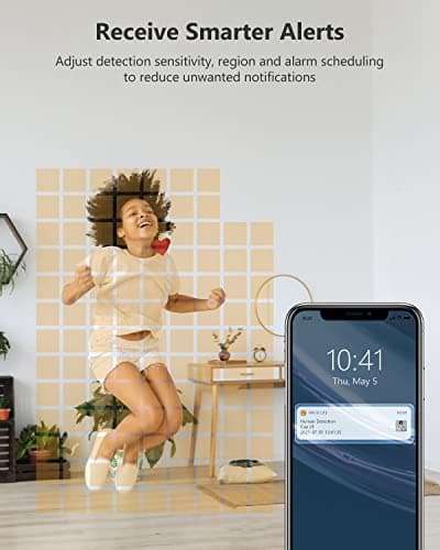 Imou Home Security Camera 2 Pack 1080P Baby Monitor with Night Vision, 2-Way Audio, Human Detection, Sound Detection, Plug in WiFi Indoor Camera Dog Cam with App, 2.4G Wi-Fi Only, Works with Alexa 9