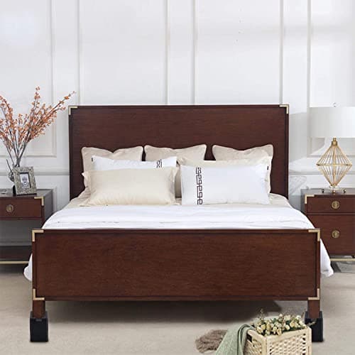 BTSD-home 2 Inch Heavy Duty Bed Risers 4 Inch Adjustable Bed Lifts Fits to All Wheels of Furniture, Sofa and Table, Couch Bed Frame Riser 4 Pack 7