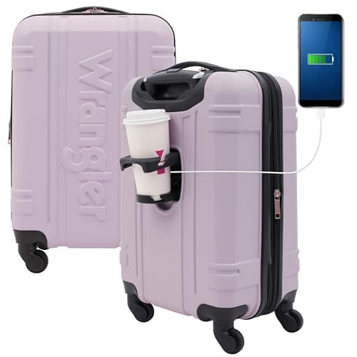Wrangler 20" Astral Hardside Carry-On Luggage, Lilac