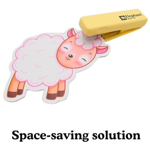 Mini Stapler, Small Stapler, Thin Flat Compact Portable Pocket Slim Cute for Office Students Classroom School Travel (Yellow) 6