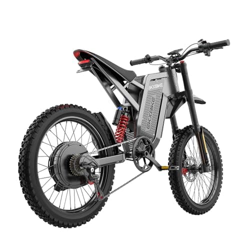 EKXBIKE X21 Electric Bike for Adults 2000W 35AH Samsung Battery Mountain Motorcycle Men Snow Electric Bike, 30MPH +, 7 Speed, Hydraulic Oil Brake, 20 Inch * 4.0 Off-Road Tire Electric Bicycle Adult 8