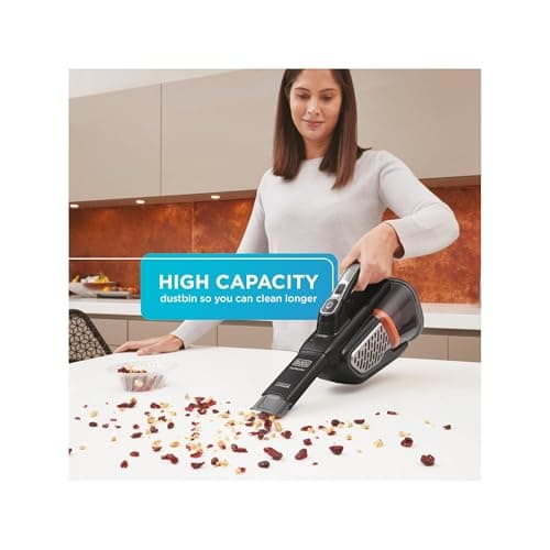 BLACK+DECKER dustbuster Portable Vacuum Cordless Handheld, Small Hand Vacuum Cleaner for Dorm Home and Car, Powerful 20V AdvancedClean+ (HHVK515J00FF) 5