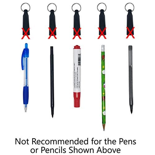 2 Pack - Heavy Duty Retractable Pull Pen Holder - Ideal for Markers & Carpenter Pencils - Nylon Cable, Self Retracting Reel & Tight Metal Belt Clip Retractable Carpenter Pencil Holder by Reel-N-Rite 5