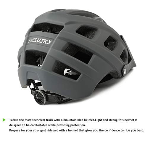 Exclusky Bike Helmet Adults Lightweight Bicycle Helmet Mountain Bike Helmet for Men Women 6