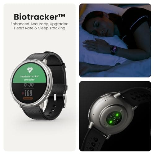 Amazfit Active 2 Premium Smart Watch Fitness Tracker (Round) for Android & iPhone, 10 Day Battery, Water Resistant, GPS Maps, Heart & Sleep Monitor, HYROX Mode, Sapphire Glass, Leather + Sport Strap 6