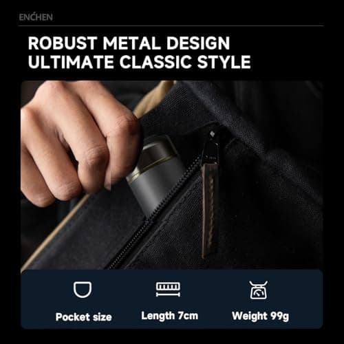 Mini Electric Shaver, Mini Shavers for Men, USB Rechargeable, Portable, Waterproof, for Home, Office, Car, Travel, Z3 7