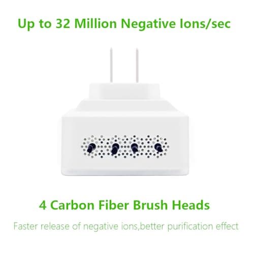 HAPHID Ionizer Air Purifier, Air Ionizer Plug In Ion Generator with Highest Output - Up to 32 Million Anions/Sec, Plug In Odrx & Ion Air Purifier for Purify: Odors, Pets Smell, Etc (5-Pack) 5