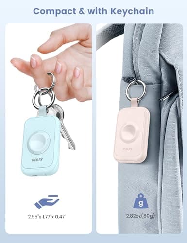 RORRY Portable Charger for Apple Watch, 2500mAh Fast Charging for iWatch Charger, Travel Essentials Gifts with Built-in USB C Cable for Apple Watch Series 11 10 9 8 7 Ultra 3 2 SE Accessories, Black 6