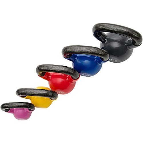 Sunny Health & Fitness Sunny Vinyl Coated Kettlebell (5-Pound) 9