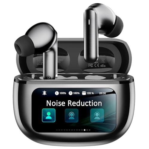 Wireless Earbuds, Ear Buds Active Noise Cancelling with Charging Case, 6.0 Bluetooth Earbuds with AI Clear Calls, 40H Playtime for Sports & Working, Stereo Sound Headphones for iPhone/Android/iPad 6