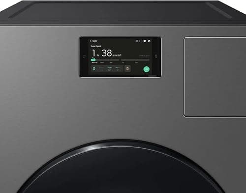 Samsung 5.3 cu. ft. Bespoke AI Laundry Ventless Heat Pump Dryer Combo All-in-One Ultra Capacity Washer with AI Home, Dark Steel, WD53DBA900HZA1 6