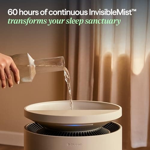 Blueair 2-in-1 Pro Air Purifier & Humidifier for Large Rooms, HEPASilent™ Removes 99.97% Allergens, Dust, Smoke, Up to 1,875 sq ft, Smart App, Skin-Hydration Mode, 360° InvisibleMist™ 5