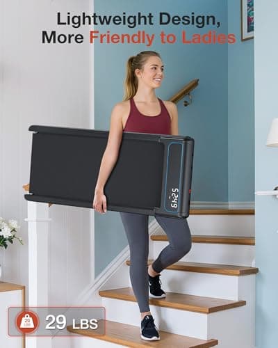 WELLFIT 10% Incline Walking Pad, 2.5HP 4MPH 265 lb+ Capacity Treadmills for Home, Smart Treadmill with Mute Remote and APP Control for Small Space, No Assemble 9