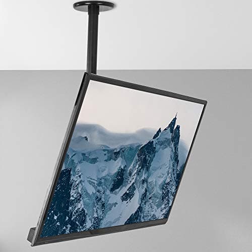 VIVO Universal Full Motion Pneumatic Pole Mount Arm for 17 to 32 inch Monitor Screens, 75mm and 100mm VESA Plate, Black, MOUNT-POLE05O 8