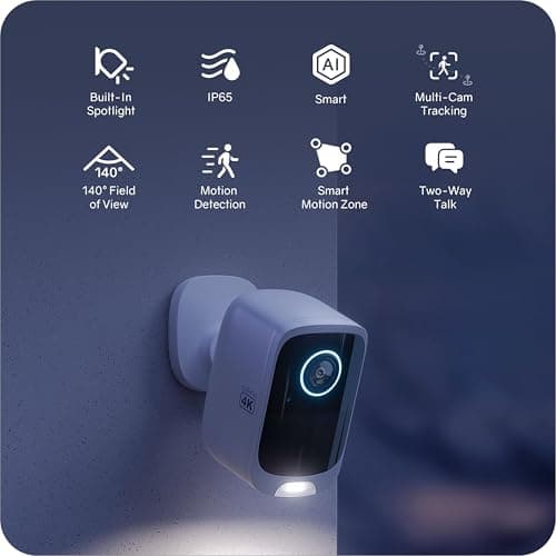 Safemo 4K Security Cameras Wireless Outdoor/Indoor, Battery Cameras for Home Security, No Monthly Fees, 32G Local Storage, Advanced AI, 5W Solar Panels, Color Night Vision, 2-Way Audio, 2.4Ghz WiFi 6