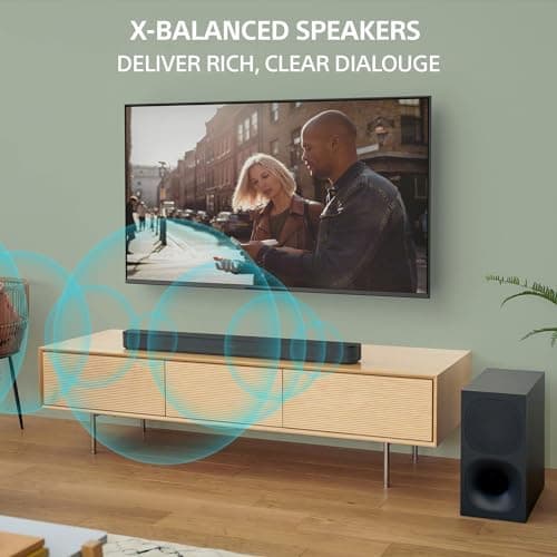 Sony HT-S400 2.1ch Soundbar with Powerful Wireless subwoofer, S-Force PRO Front Surround Sound, and Dolby Digital, Black 5
