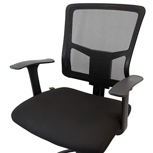 Stand Up Desk Store Sit to Stand Drafting Task Stool Chair for Standing Desks with Adjustable Footrest and Armrests (Black) 9