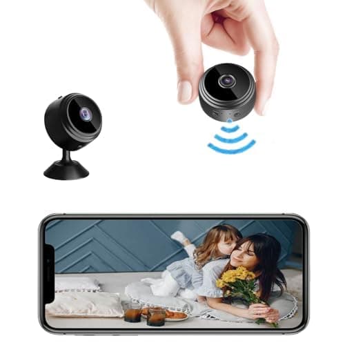 OVWE Mini Hidden Camera, 1080P Night Vision Spy Camera，Wide-Angle Home Security Camera with Motion Detection