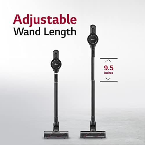 LG CordZero Cordless Stick Vacuum, Lightweight with Powerful Suction for Hard Floors, Carpets & Furniture, 2 Batteries up to 100min Runtime, 10-Year Motor Warranty, A916BM Matte Black 8