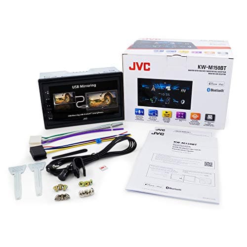 JVC KW-M150BT Bluetooth Car Stereo Receiver with USB Port – 6.75" Touchscreen Display - AM/FM Radio - MP3 Player Double DIN – 13-Band EQ (Black) 6