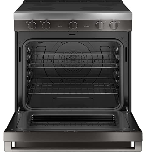Haier QSS740RNSS 30" Smart Freestanding Electric Range with 4 Radiant Elements 5.7 cu. ft. Capacity WiFi Connection and Hidden Bake Element in Stainless Steel 5