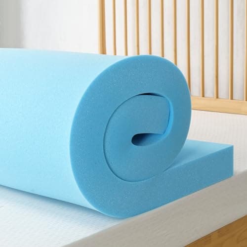 ZINUS 3 Inch Green Tea Cooling Gel Memory Foam Mattress Topper, Smaller, More Convenient WonderBox Packaging, Cooling Gel Foam, CertiPUR-US Certified, Twin XL
