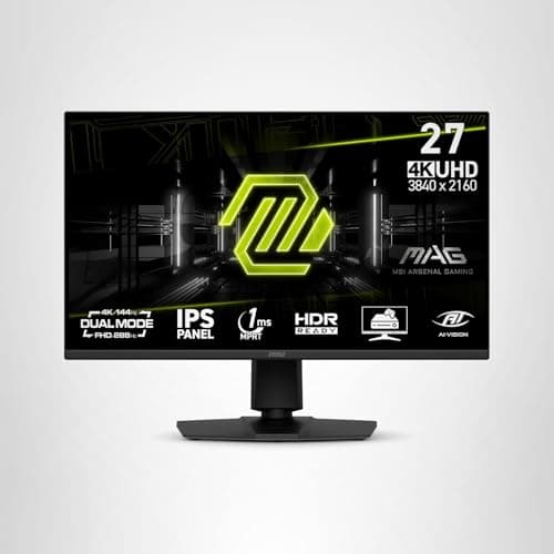 msi MAG 275UPD E14 27-inch 3840 x 2160 (UHD) Gaming Monitor, 288Hz, Adaptive-Sync, HDMI, DisplayPort, VESA Mountable, Tilt, Height Adjustable, Speaker, 1ms, Black 8