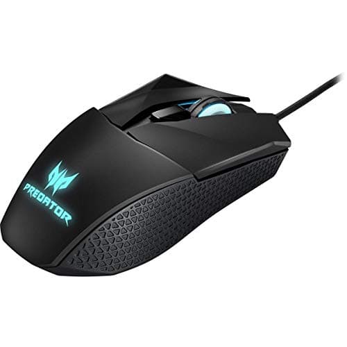 Acer Predator Cestus 300 RGB Gaming Mouse – Dual Omron switches 70M click lifetime, On board memory and programmable buttons, Black