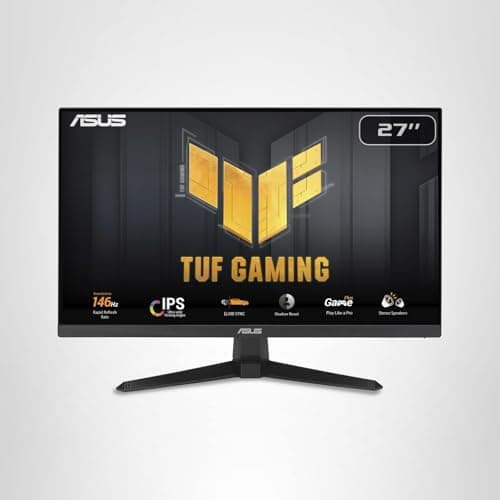 ASUS TUF Gaming 27” 1080P Monitor (VG279QE5A) – Full HD, Overclock to 144Hz, 1ms, IPS, Extreme Low Motion Blur Sync, Stereo Speaker, Variable Overdrive, DisplayWidget Center, 3 yr Warranty 14