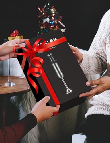 1000W Powerful Immersion Blender handheld, 2025 New Update Hand Blender with 25-Speed, Scratch-Resistant Corded Hand Mixer with Heavy-Duty Copper Brushless Motor and Gift Box 9